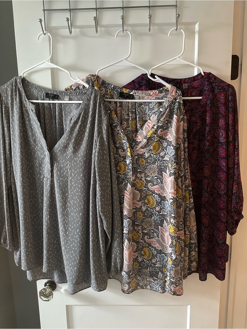 Tahari 2X V-Neck Blouse Bundle